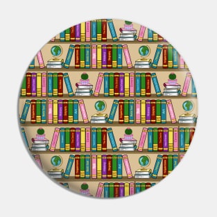 Bookshelf Pattern Pin