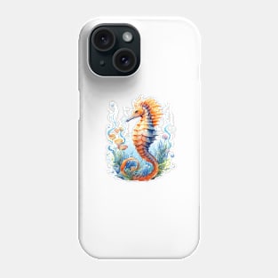 Watercolor Seahorse Phone Case