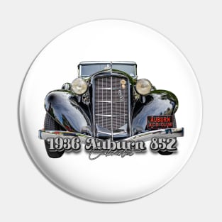 1936 Auburn 852 Cabriolet Pin