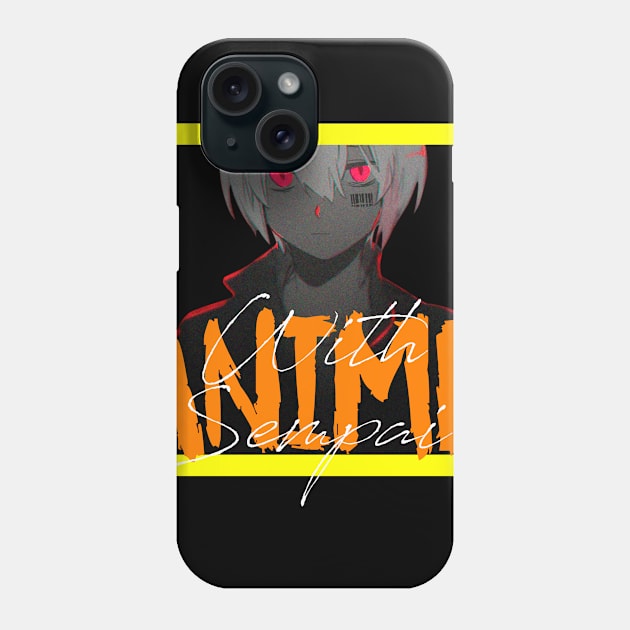 With Anime Sempai Phone Case by hikaruniqx