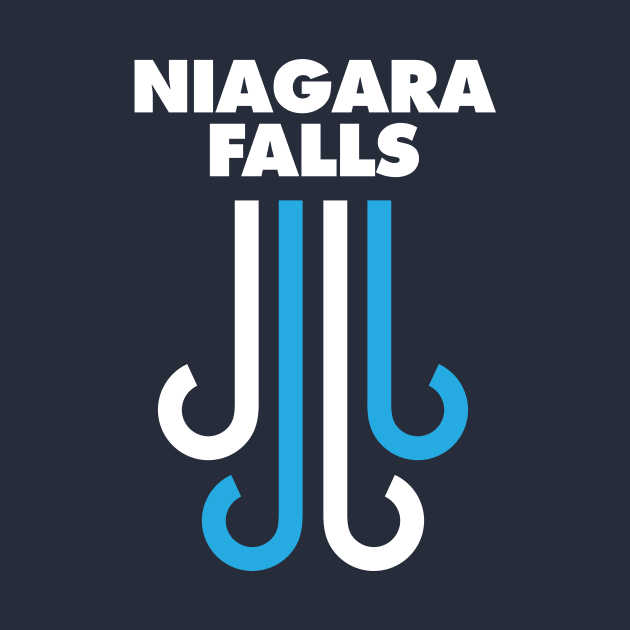 Niagara Falls Retro Design by PodDesignShop