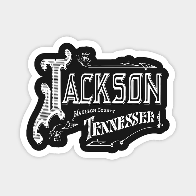 Vintage Jackson, TN Magnet by DonDota