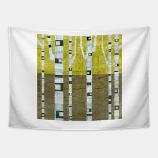 Fall Birches Tapestry