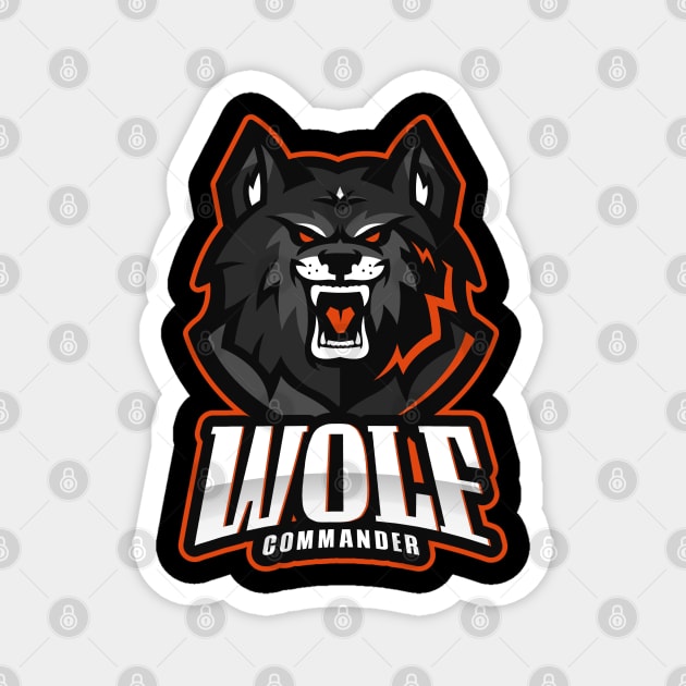 Wolf Commander Ultimate Gaming Champion OG Player | Gamer 4 Life Magnet by Naumovski