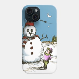 The snowman Phone Case