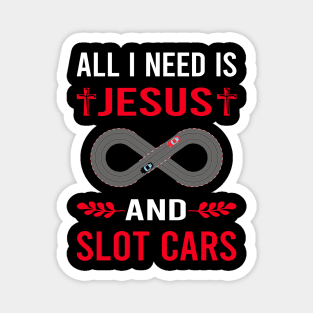 I Need Jesus And Slot Cars Car Slotcar Slotcars Magnet