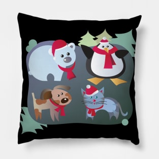 winter vacation Pillow