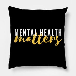 Mental Health Awareness Month Pillow