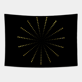Rays spiral - graphic pattern - graphic Tapestry