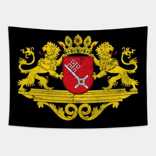 Bremen, Germany - Vintage Style Coat of Arms Tapestry