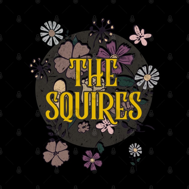 Aesthetic Squires Proud Name Flowers Retro Styles by BilodeauBlue