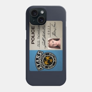 Jill Valentine - Raccoon Police Dept. - Photo ID Phone Case