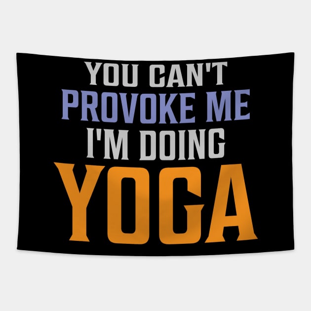 Yoga Quote Tapestry by Imutobi