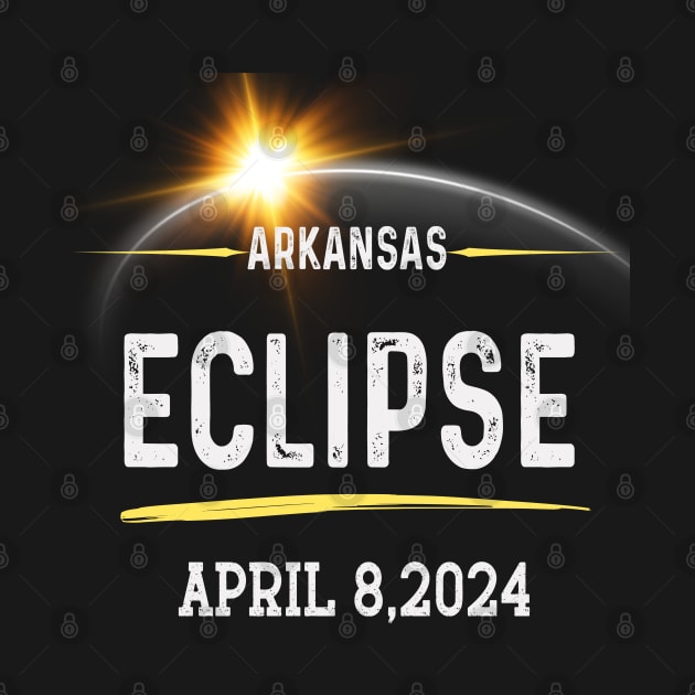 2024 Solar Eclipse arkansas USA Totality by Peter smith