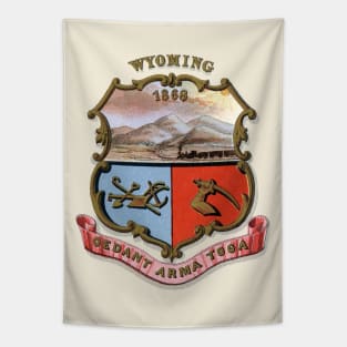 1876 Wyoming Coat of Arms Tapestry