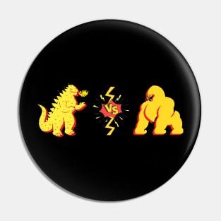 Monster Fight Pin