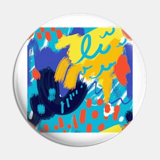 Tropical Abstract Delight Pin