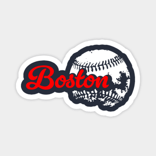 Boston Baseball Magnet