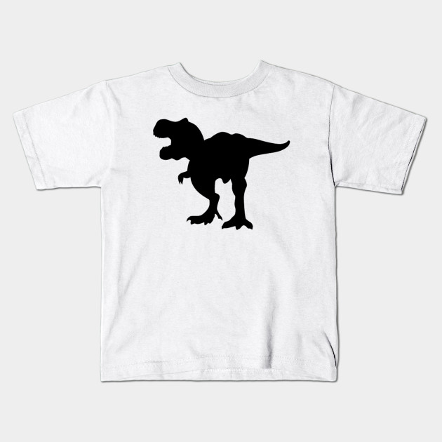 Roaring Tyrannosaurus Rex Dinosaur Silhouette - T Rex - Kids T-Shirt ...