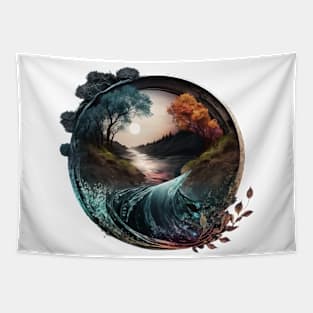 River of life dreams Tapestry