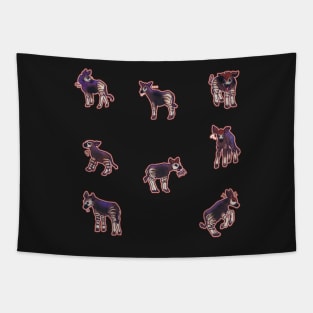 Okapi baby stickers Tapestry