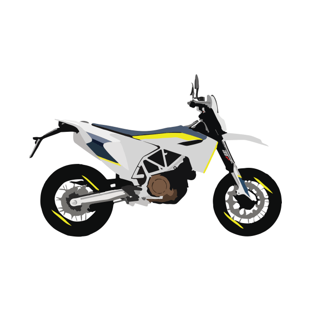 Motorcycle Husqvarna Supermoto 701 by WiredDesigns