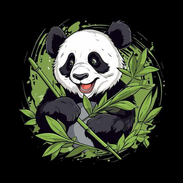 A Panda's Snack Time by CreativeFashionAlley