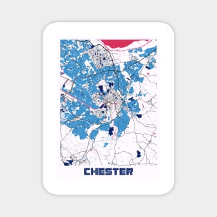 Chester - United Kingdom MilkTea City Map Magnet