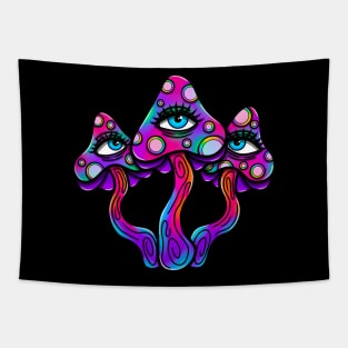 Trippy mushrooms Tapestry