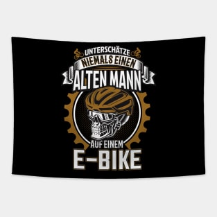 Ebike Alter Mann Elektrofahrrad Tapestry