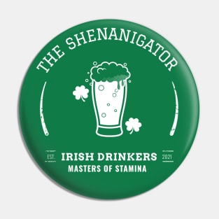 Green Shenanigator - Funny Shenanigans St. Patrick's Day Pin