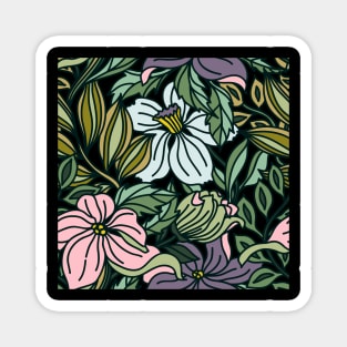 VINTAGE FLORAL Magnet