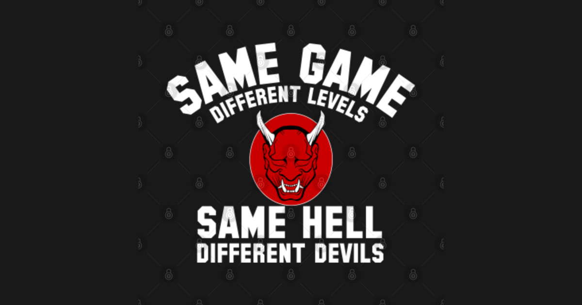 same game different levels shirt