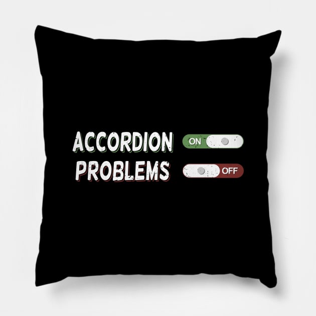 Accordion Accordionist Instrument Pillow by Dolde08