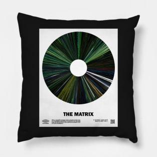 minimal_The_Matrix Warp Barcode Movie Pillow