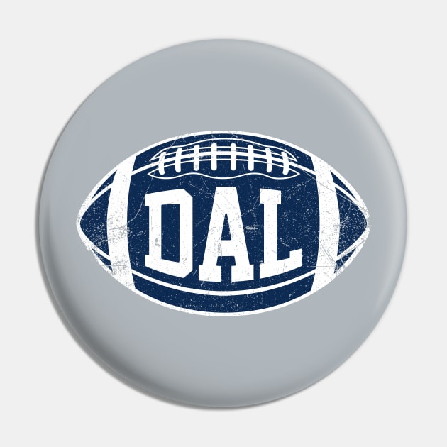 DAL Retro Football - Silver Pin by KFig21