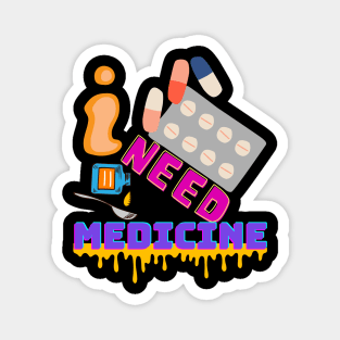 Sickness Design - for Poeple who feel Physicaly Bad Magnet