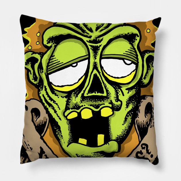 What Stinks? Pillow by PungentBasementArt