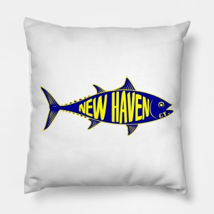 New Haven Connecticut Fishing Tuna Fish CT Pillow