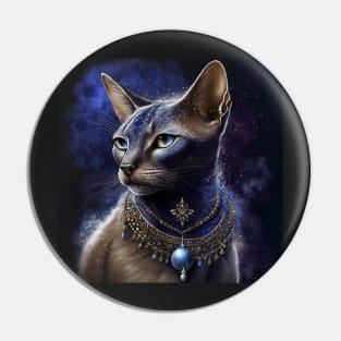 Abyssinian Cat Magic Pin