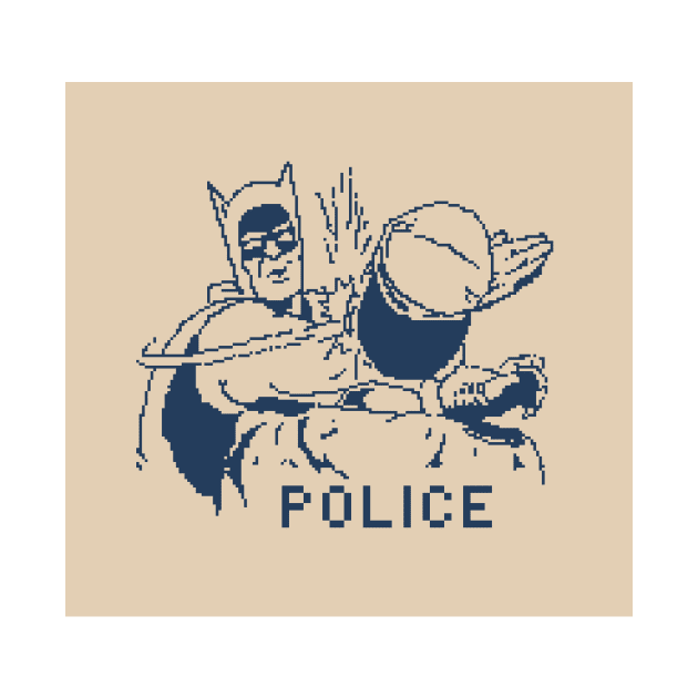 The Batman Slap - Funny 1bit pixelart by pxlboy