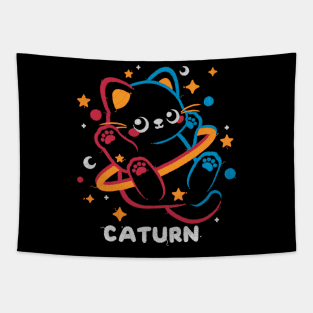 Caturn embroidery patch Tapestry