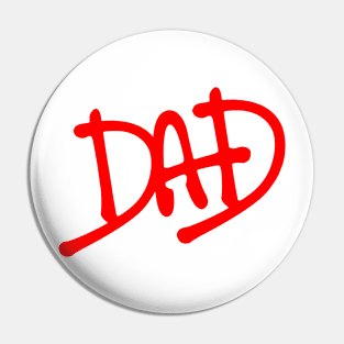 DAD - Dads Birthday / Fathers Day Pin