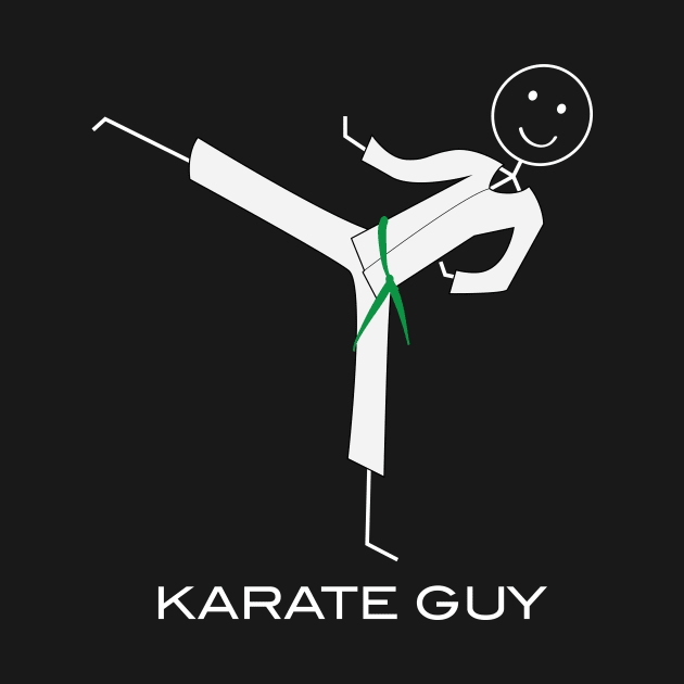 Funny Mens Green Belt Karate by whyitsme