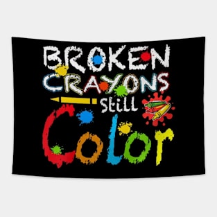 Broken Crayons Still Color Tapestry