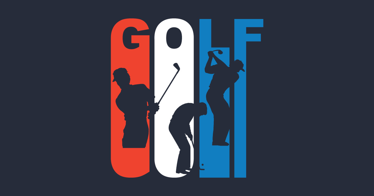 Retro Red White And Blue Golf Golf Kids T Shirt Teepublic