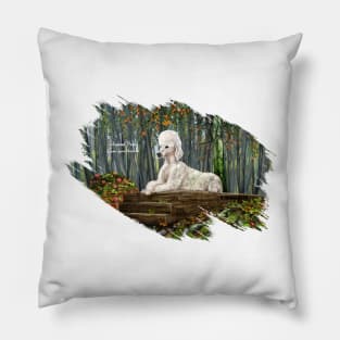 AnemalSoul - White Standard Poodle Pillow