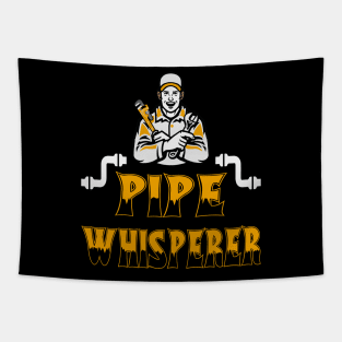 Plumber Whisperer for Plumber Dad Gift Tapestry