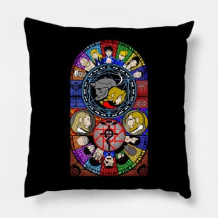 Fullmetal Alchemist Stained Glass Pillow