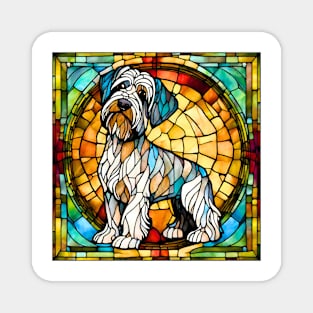 Stained Glass Cesky Terrier Magnet
